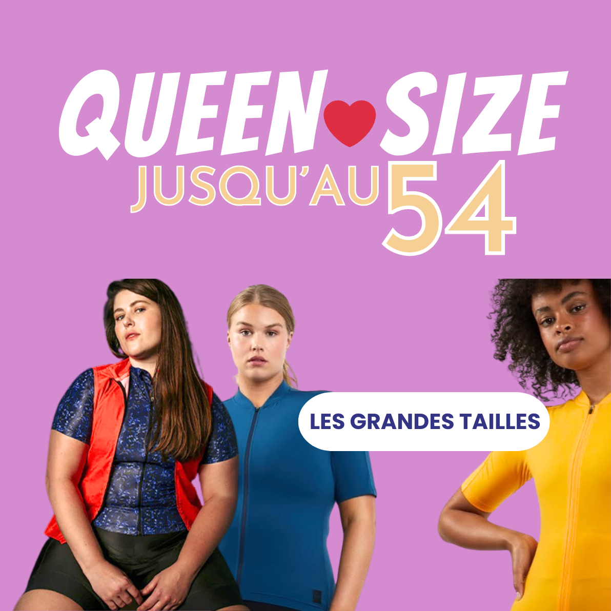 V&ecirc;tements v&eacute;lo femme grandes tailles